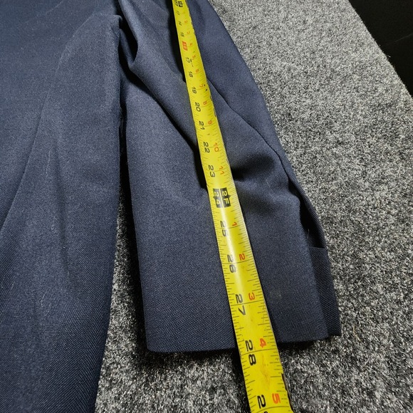 Jack Nicklaus Tournament Series Gold Button Navy Blue Sport Coat Blazer 44XL - Picture 14 of 14